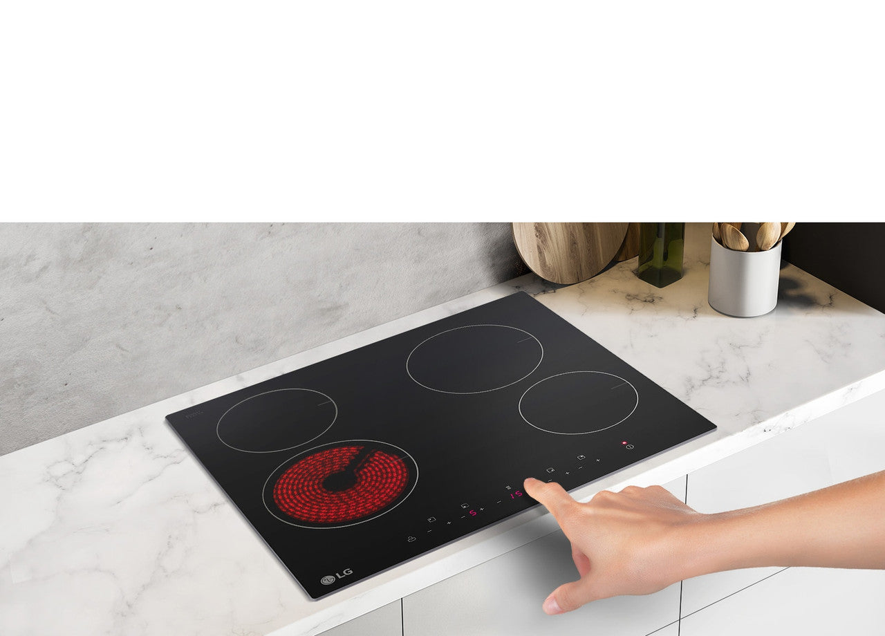 LG BUILT-IN ELECTRIC HOB 60CM - CBEZ2414B