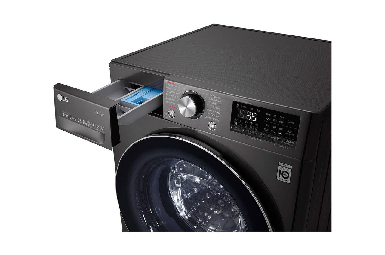 LG WASH-DRYER 10.5/7 KG - F4V9RCP2E
