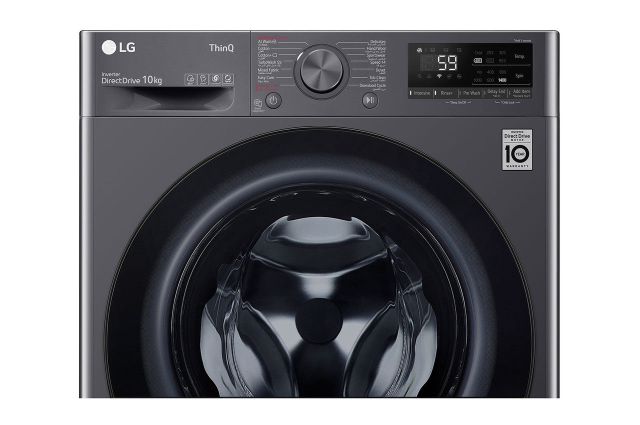 LG WM FRONT LOAD 10KG - F4Y5RYG