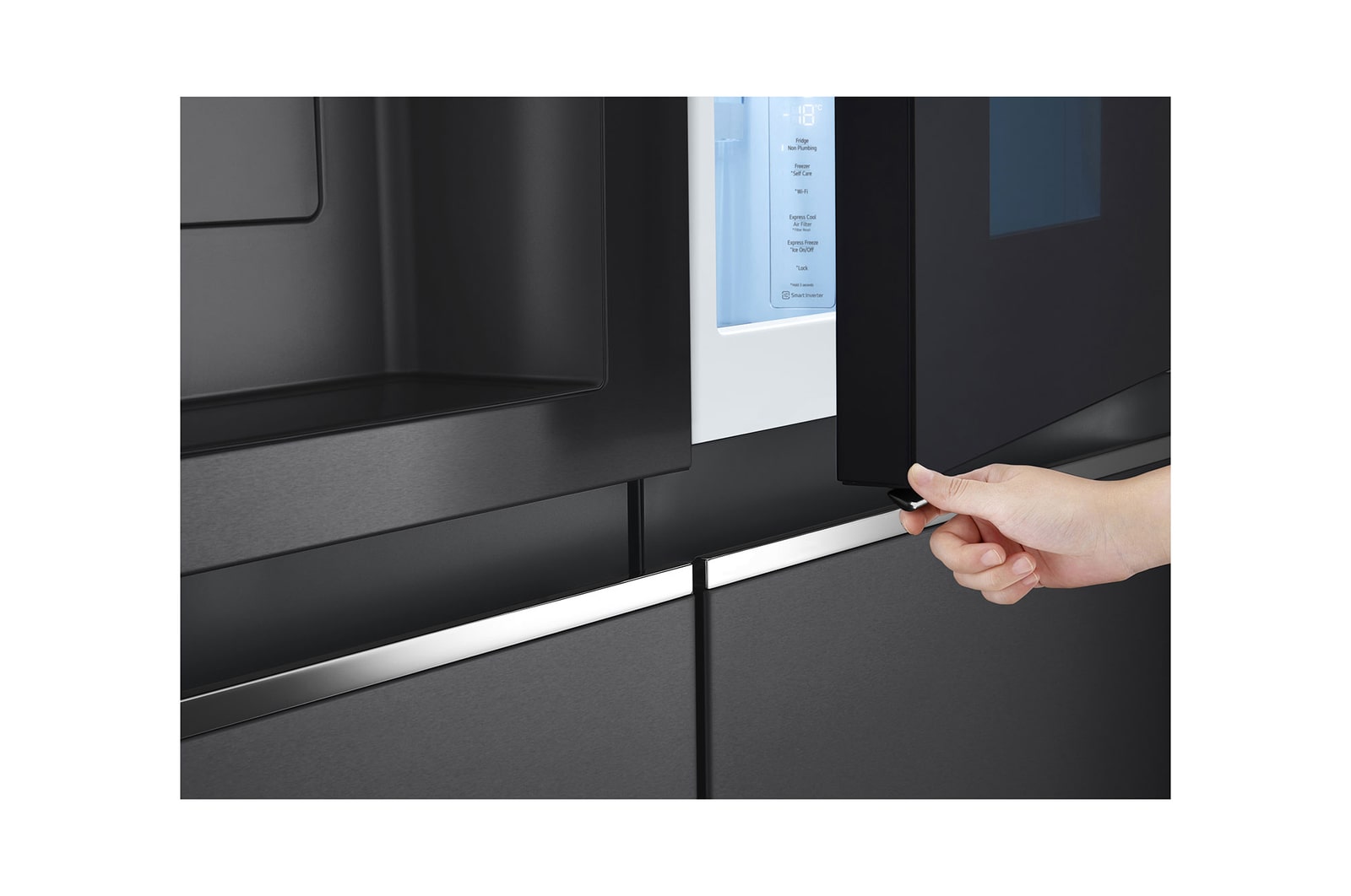 LG REFRIGERATOR INSTAVIEW 22ft 635L - GC-X257CQEW